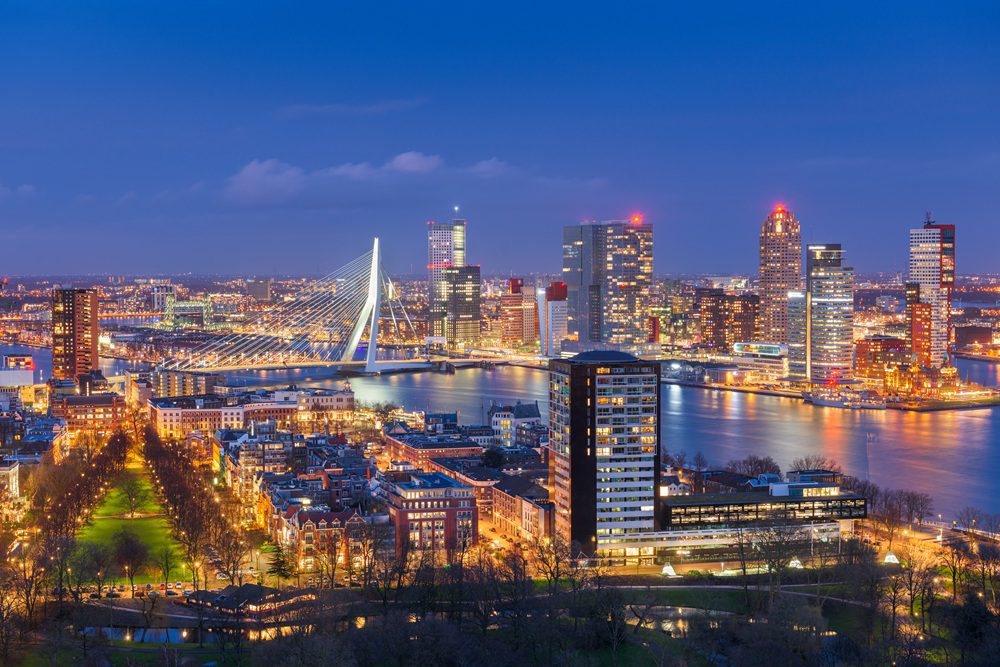 Rotterdam skyline