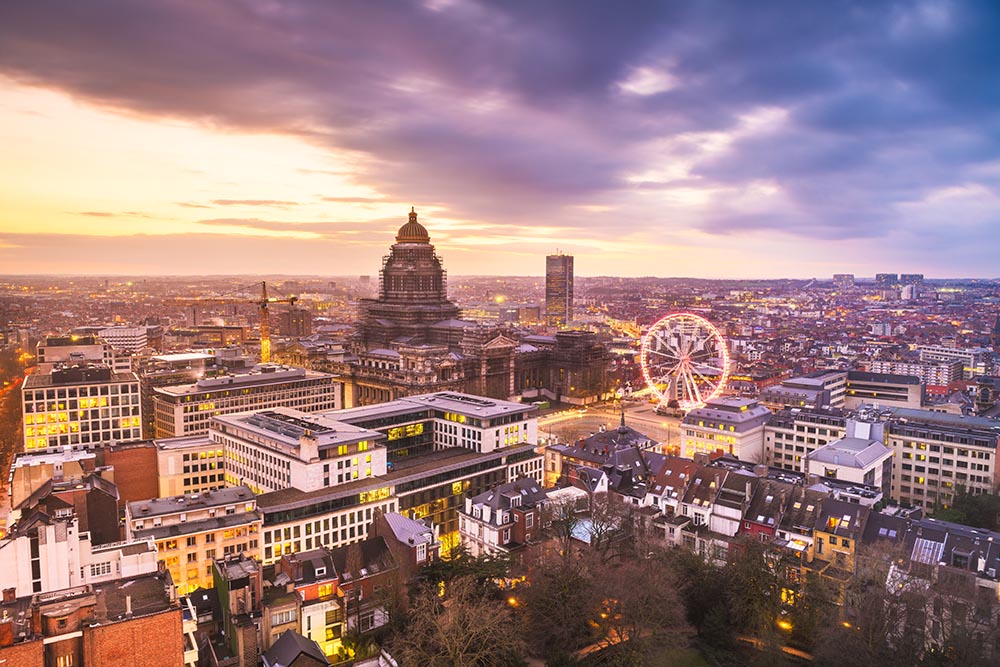 Brüssel, Belgien Stadtbild