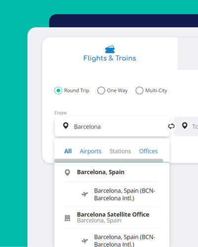 Easily search and book corporate flights for business trips with an all-in-one business travel platform