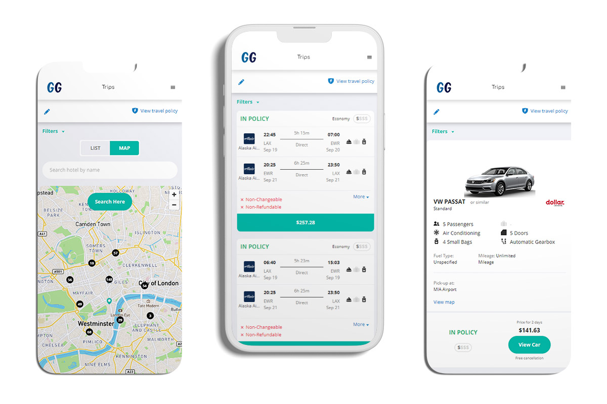 Book, manage and optimize your business trips from any device with GetGoing