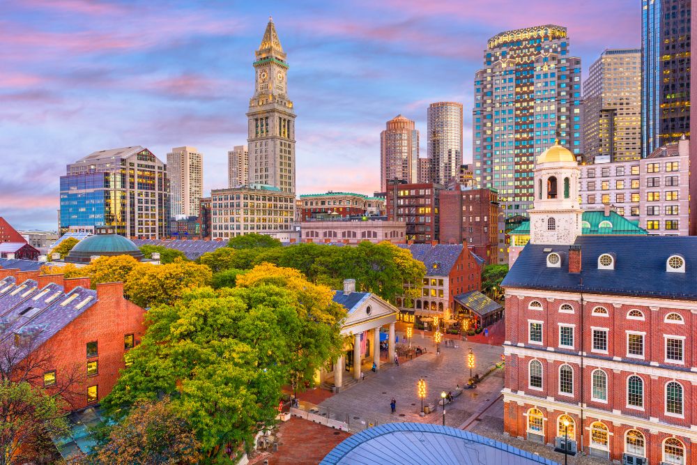 Boston downtown business travel destinations Boston