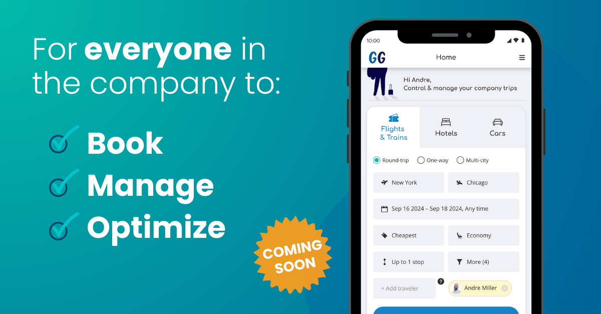 GetGoing travel management app for the whole team