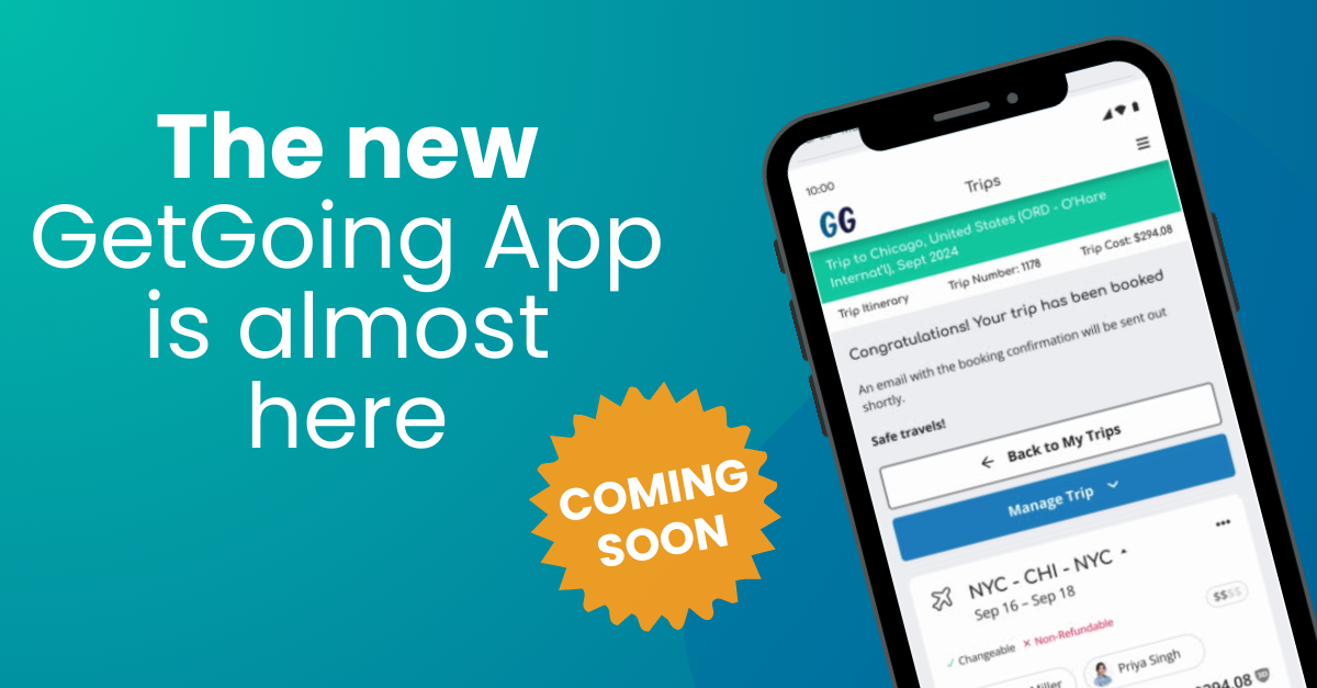 GetGoing new app to easily book and manage your corporate trips