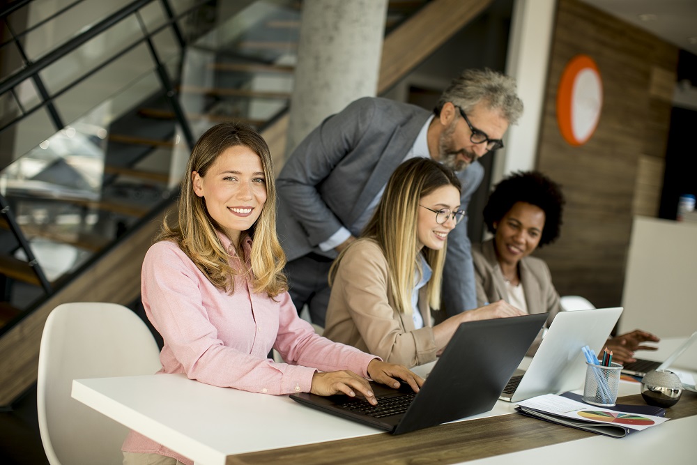 HR team working in an office to streamline processes